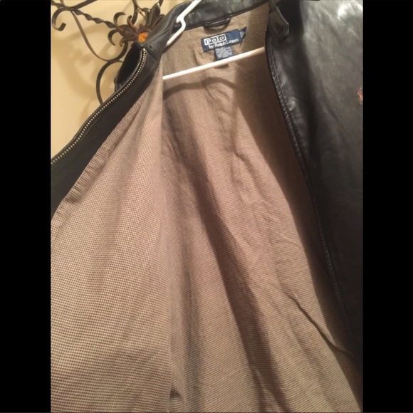 🕋🏇🏿 POLO LEATHER BOMBER JACKET 🏇🏿🕋 - Picture 8 of 8